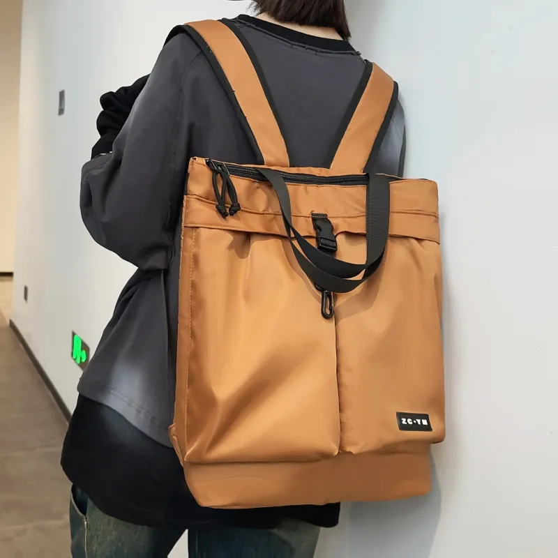 Yalu Nylon Backpack Unisex Multicolor-18