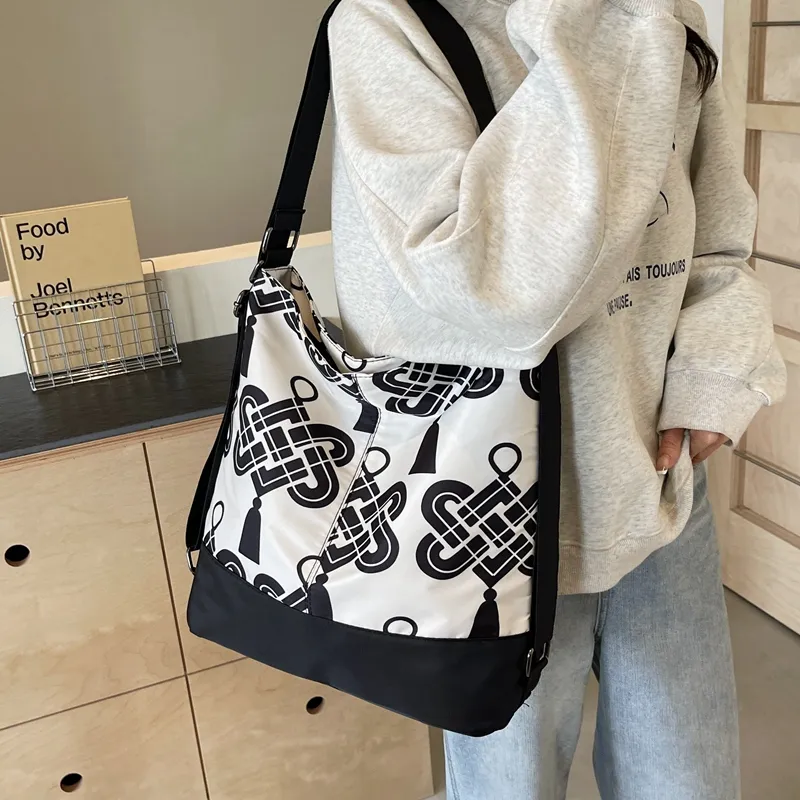 Yalu Fabric Backpack On The Shoulder Regular Unisex Multicolor-7
