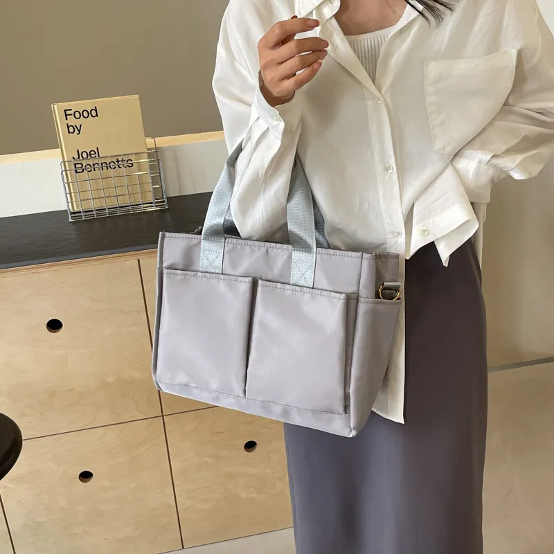Yalu Oxford One Shoulder Handbag Women's Black/Khaki/Gray/Pink-14