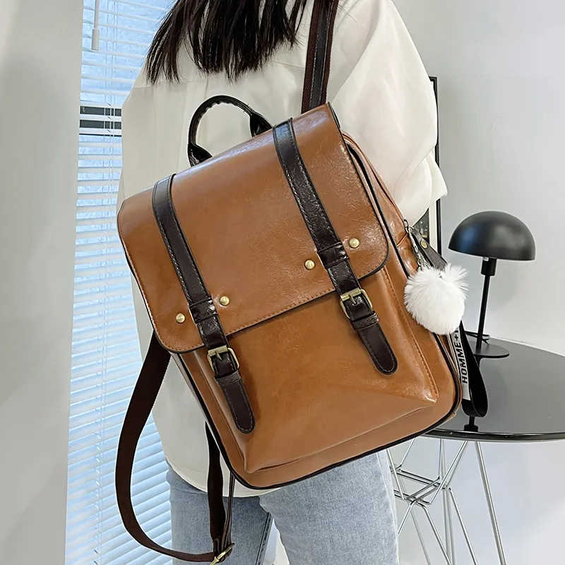 Yalu PU Backpack Regular Women's Multicolor-4