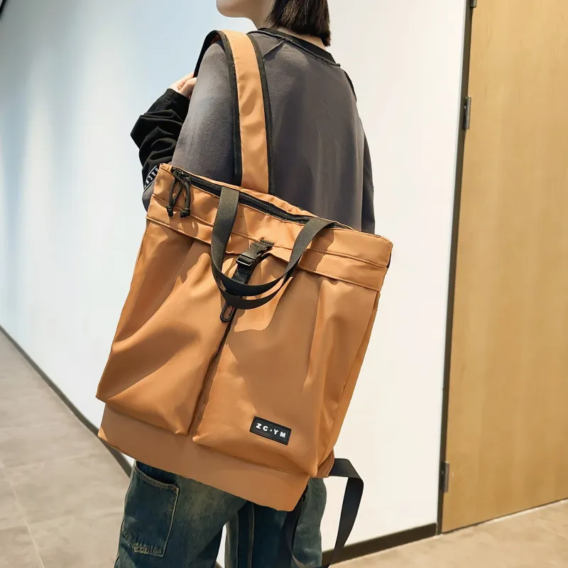 Yalu Nylon Backpack Unisex Multicolor-16