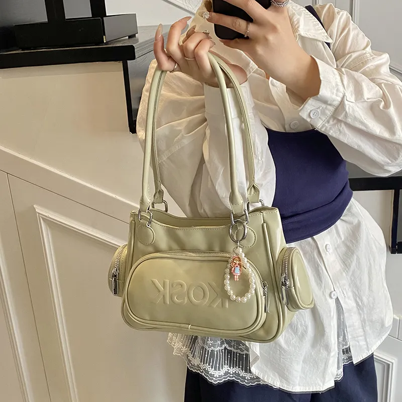 Yalu PU Shoulder Bag Regular Women's Multicolor-36