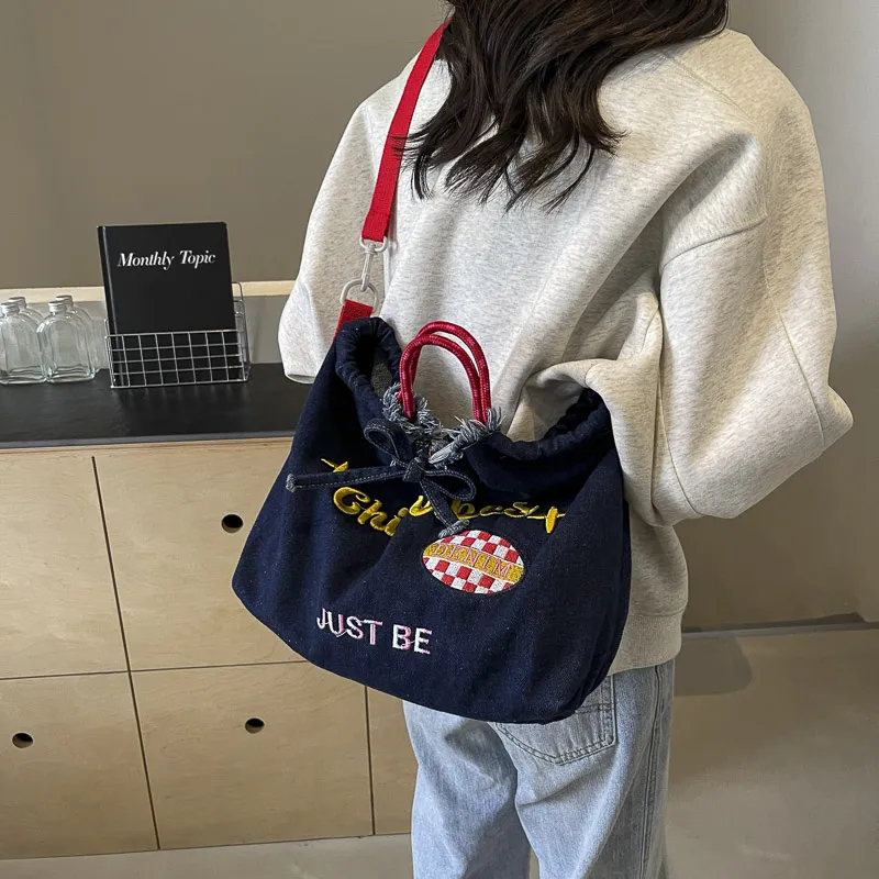 Yalu Denim Shoulder Bag Regular Women's Multicolor-13