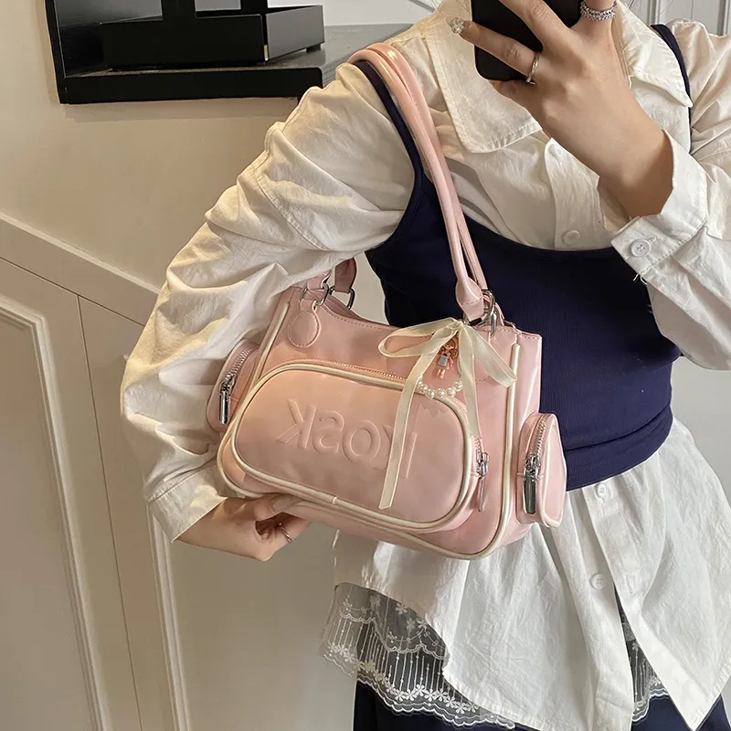 Yalu PU Shoulder Bag Regular Women's Multicolor-48