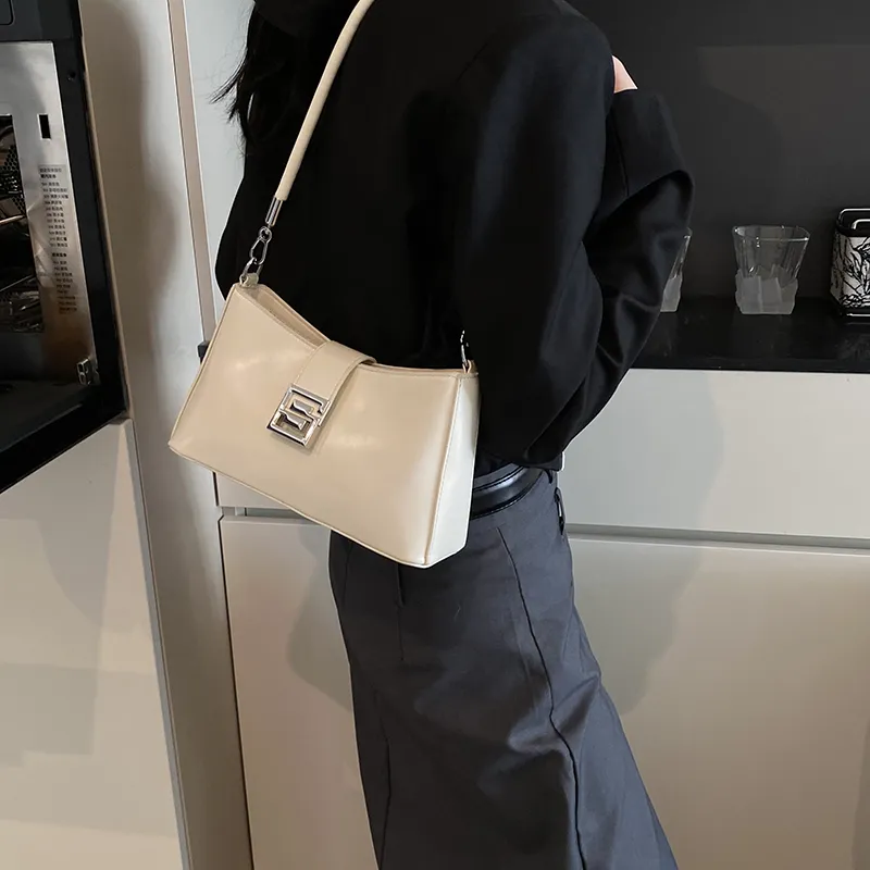 Yalu Premium Niche Baguette Shoulder Bag Handbag, Commute Shoulder Bag Regular Women's Multicolor-23