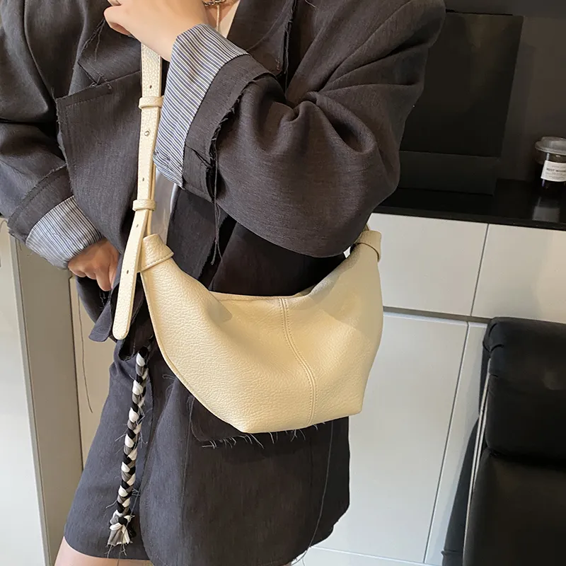 Yalu PU Handheld Shoulder Bag Women's Multicolor-3