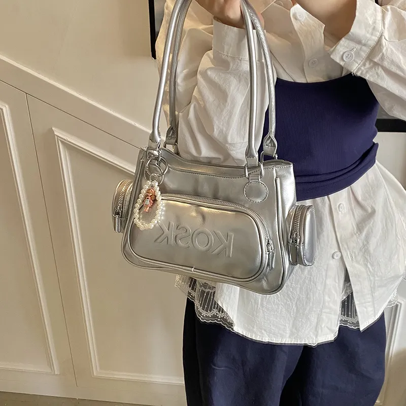 Yalu PU Shoulder Bag Regular Women's Multicolor-2