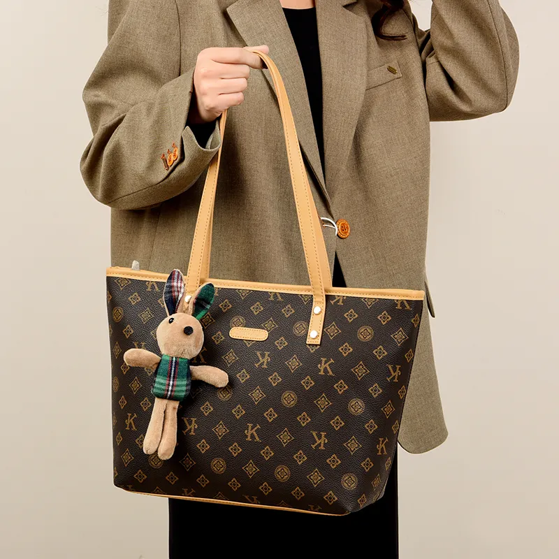 Yalu PU Tote Shoulder Bag, Handbag Regular Women's Multicolor-1