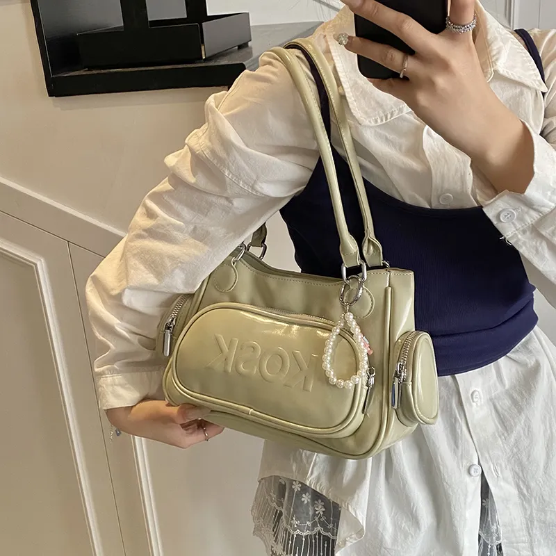 Yalu PU Shoulder Bag Regular Women's Multicolor-40