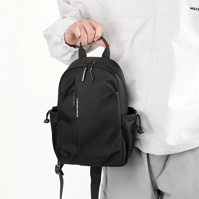 Yalu Oxford Sling Bag Men's Dark Gray/Black/Khaki/Dark Blue-3