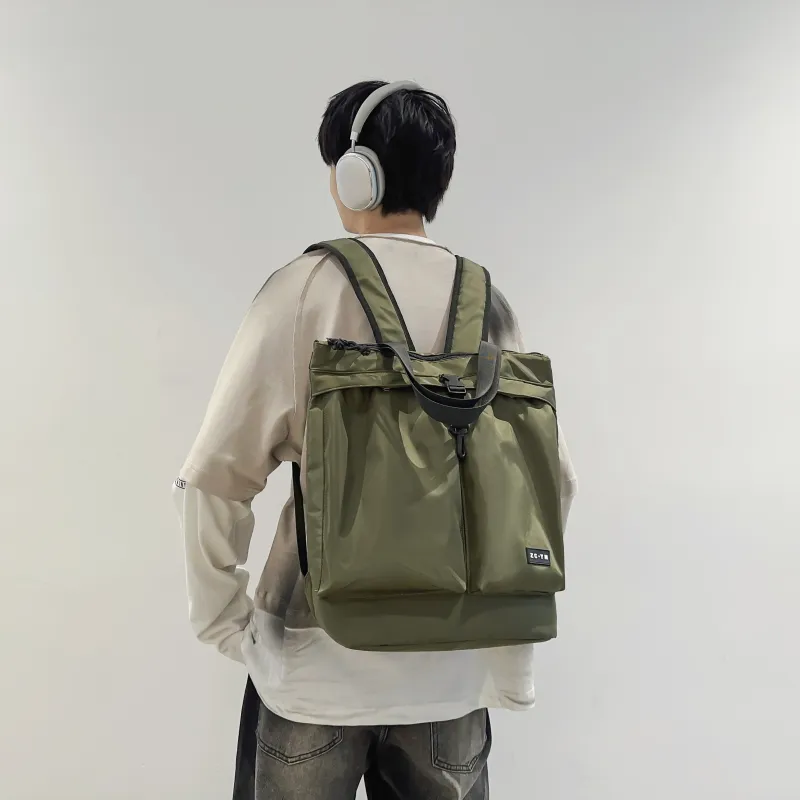Yalu Nylon Backpack Unisex Multicolor-13