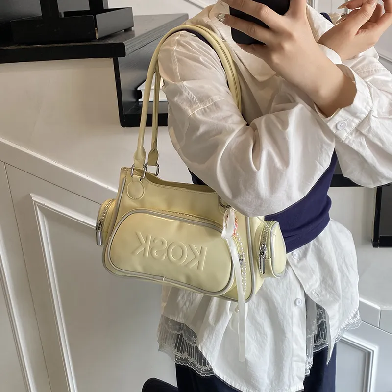Yalu PU Shoulder Bag Regular Women's Multicolor-17