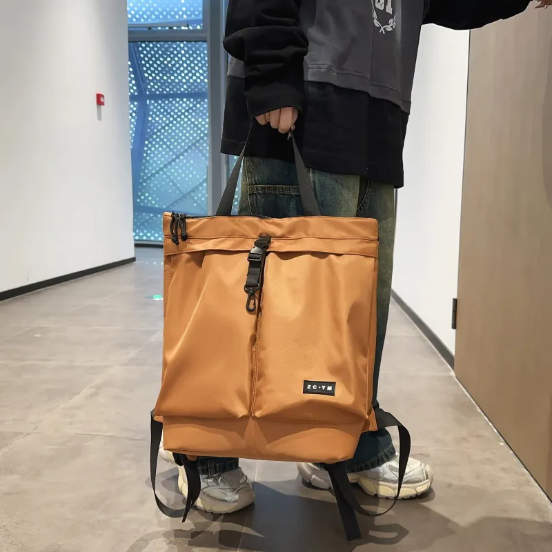 Yalu Nylon Backpack Unisex Multicolor-17