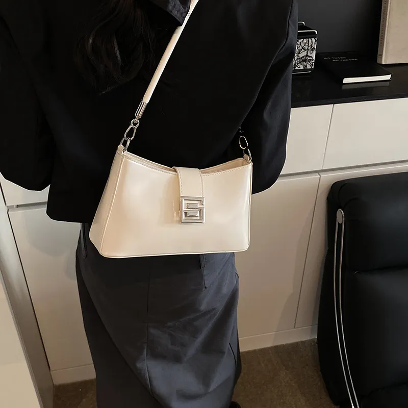 Yalu Premium Niche Baguette Shoulder Bag Handbag, Commute Shoulder Bag Regular Women's Multicolor-24