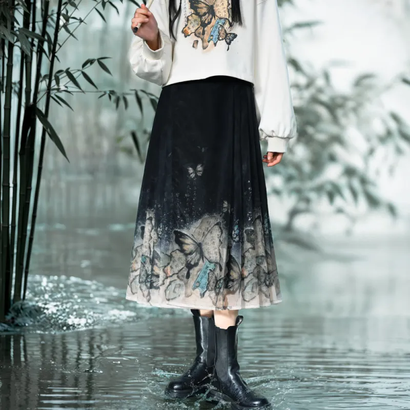 SNBL Casual Long Skirts Women's-8