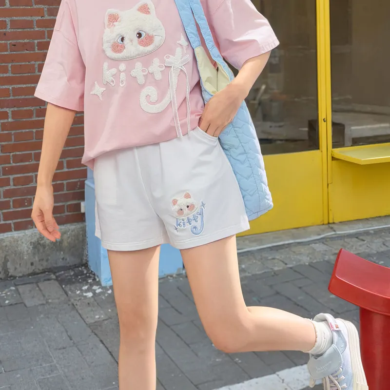 SNBL Casual Shorts Women's White-2