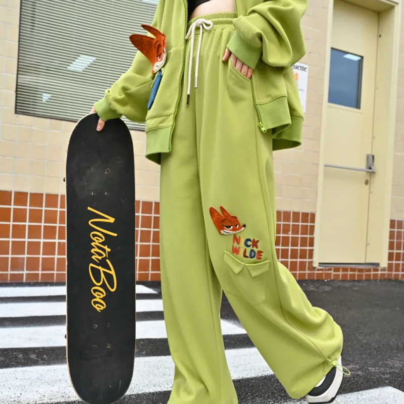 Snbl x Disney Casual Pants Unisex-7