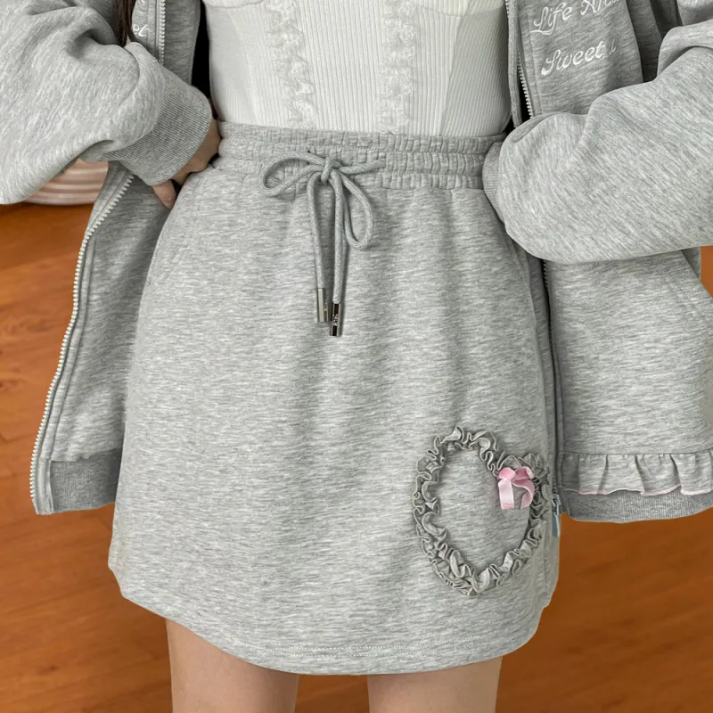 Snbl Casual Short Skirts Women's Gray-2
