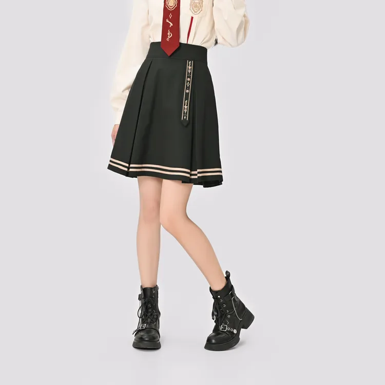 SNBL Casual Short Skirts Women's Dark Green-6