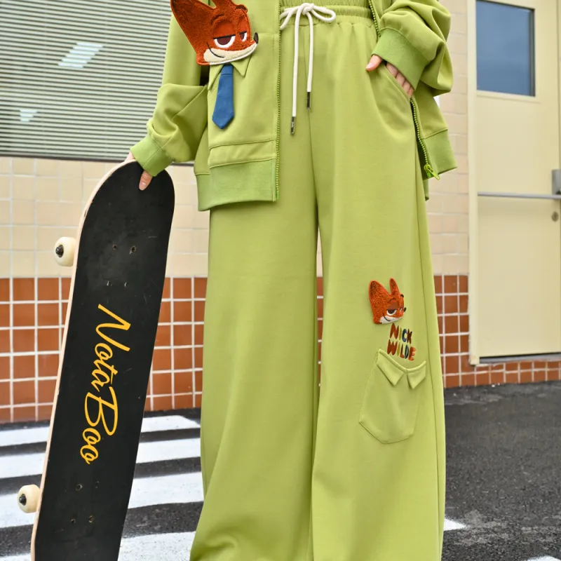 Snbl x Disney Casual Pants Unisex-8