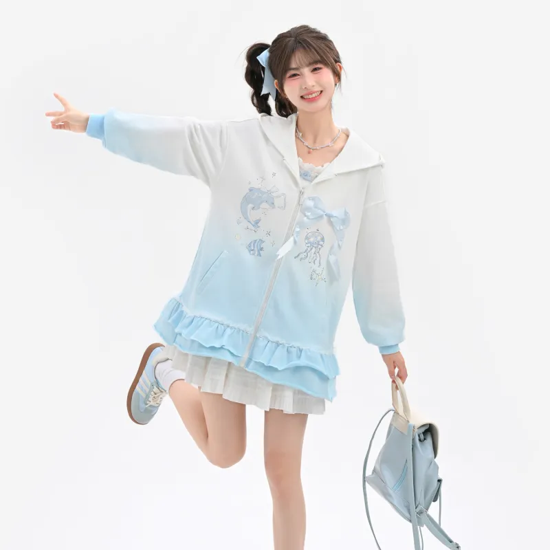 SNBL Skirt Set Women's Coat Lace Trim Version+Skirt+Camisole-4