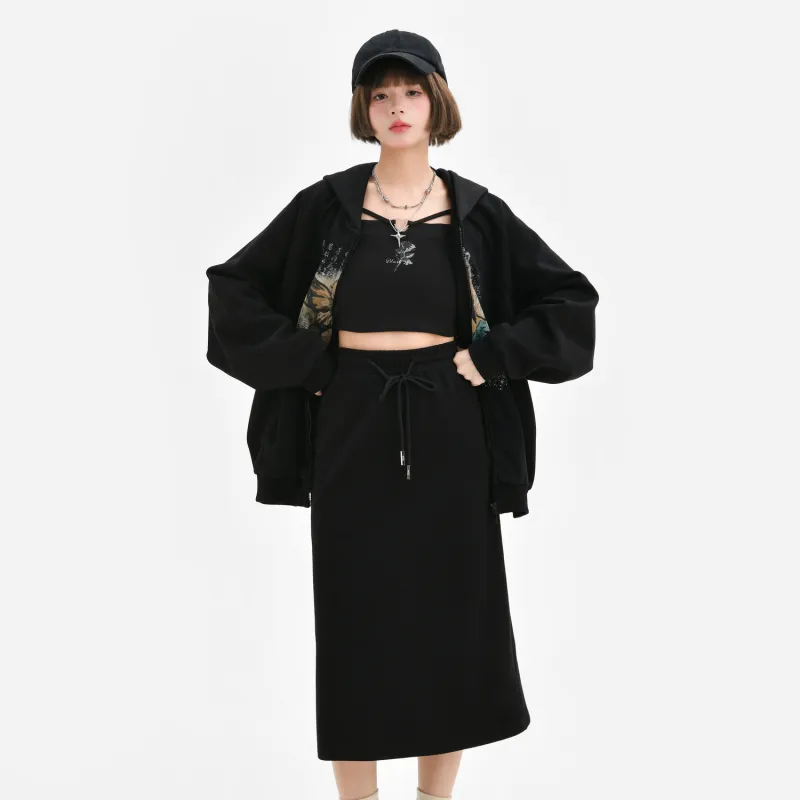 SNBL Casual Long Skirts Women's-14