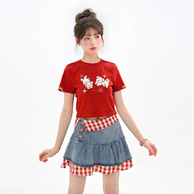 SNBL T Shirts Women's Red-4