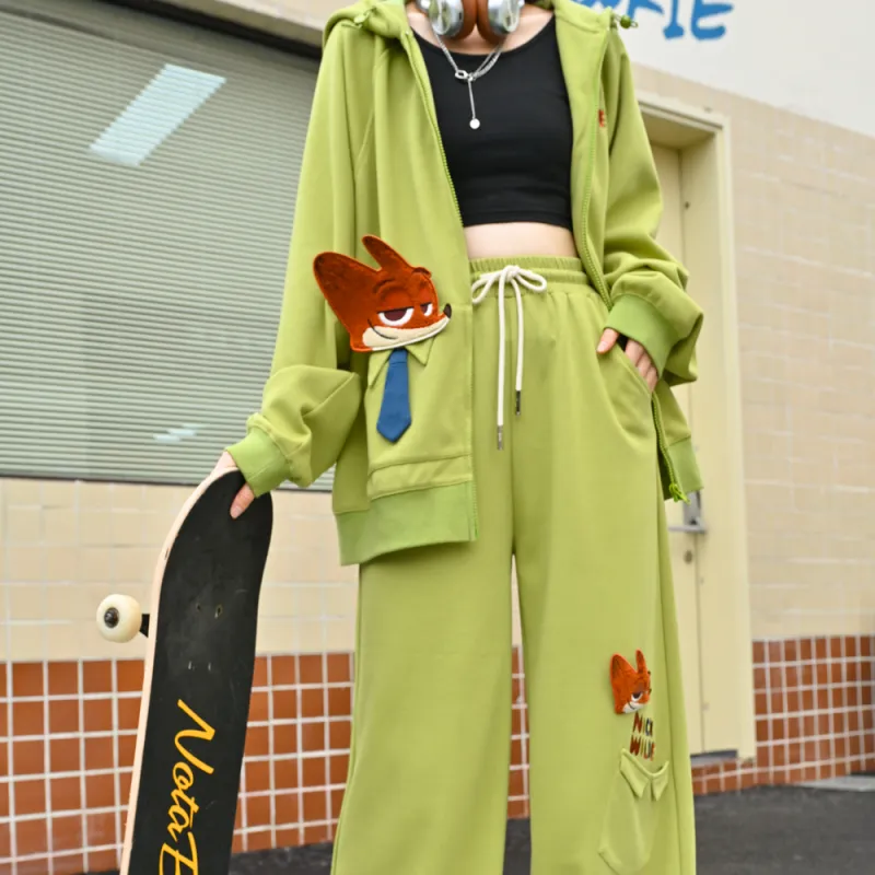 Snbl x Disney Casual Pants Unisex-9