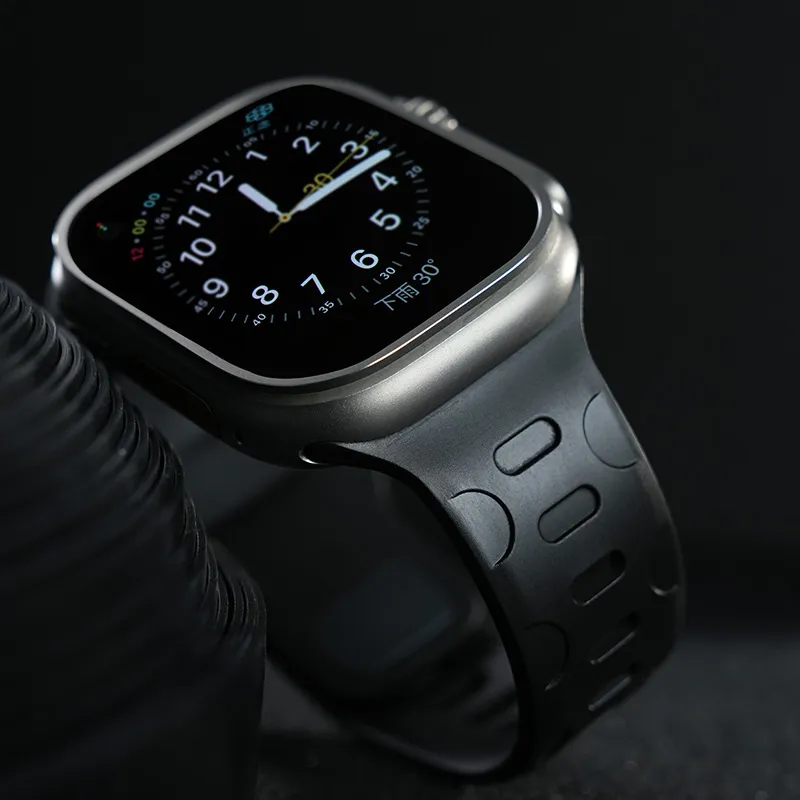 VAGENARI Watch Band Apple Compatibility Apple Watch Ultra1, Ultra2, 49/45/44mm Fluoroelastomer Material-7