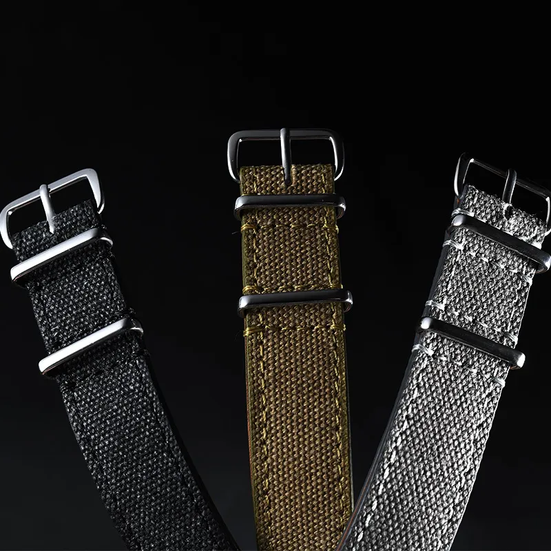VAGENARI Watch Bands NATO Compatibility 280mm Canvas Material Unisex-6