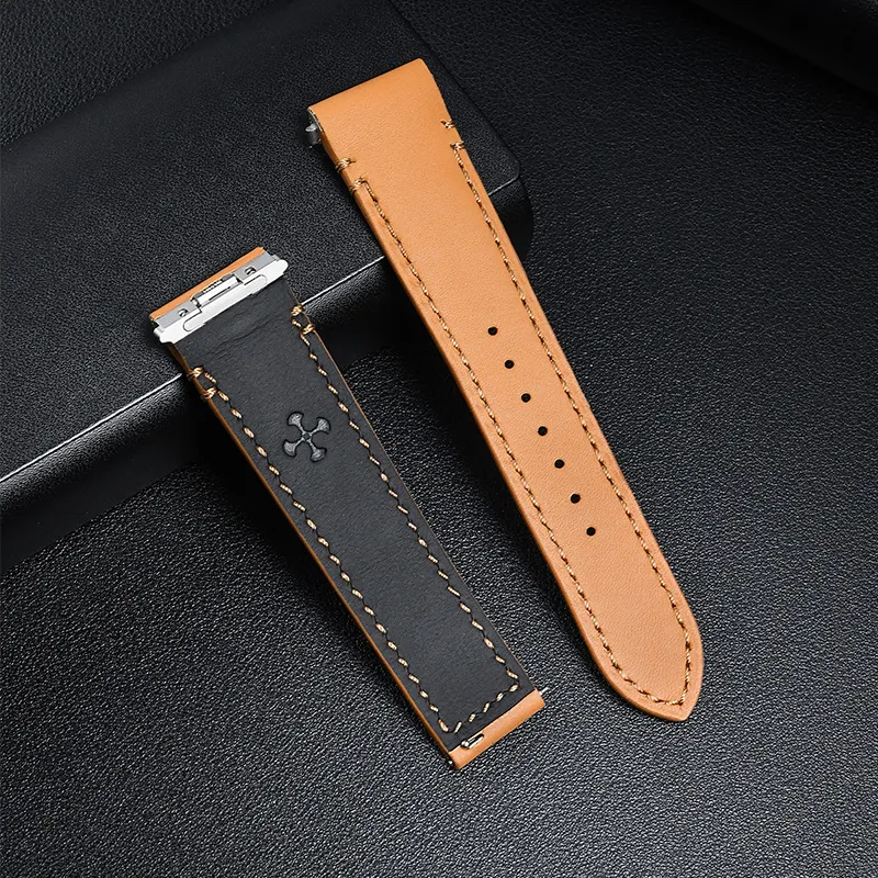 VAGENARI Watch Bands Cartier Compatibility 200mm Cowhide Leather Material-2
