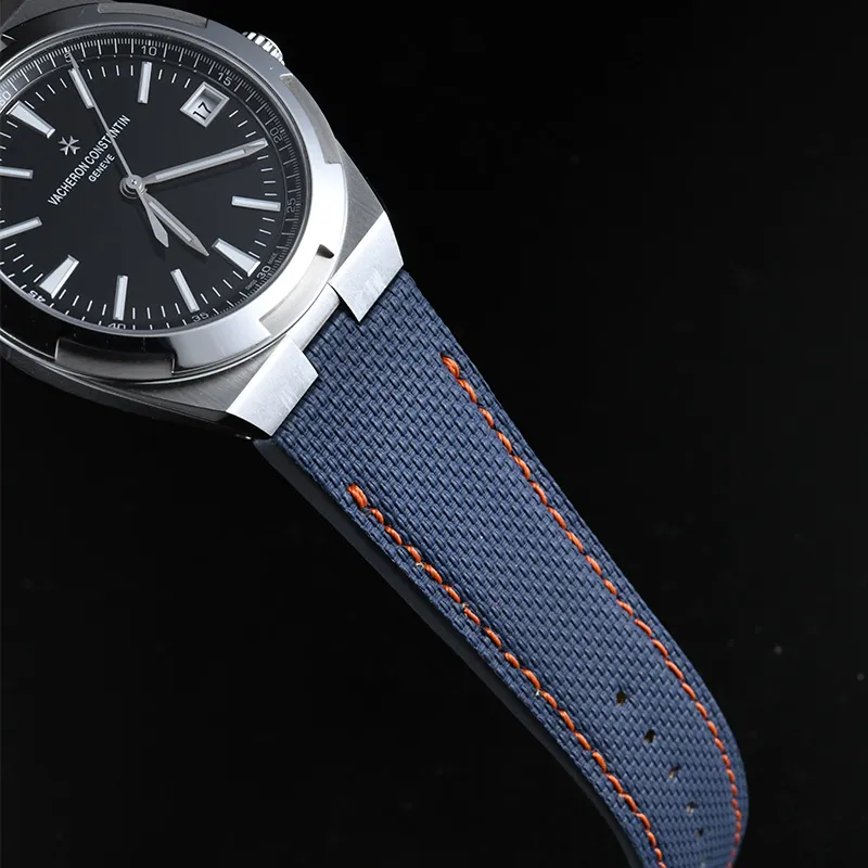 VAGENARI Vacheron Constantin Compatibility Watch Band 190mm Fluoroelastomer, Calfskin, Rubber Material-4