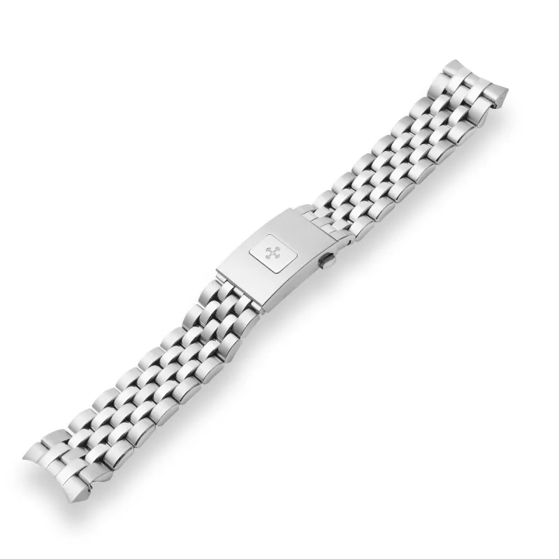 VAGENARI Quick Release Steel Band Compatibility For IWC Universal Pilot Chronograph 41mm Unisex-1