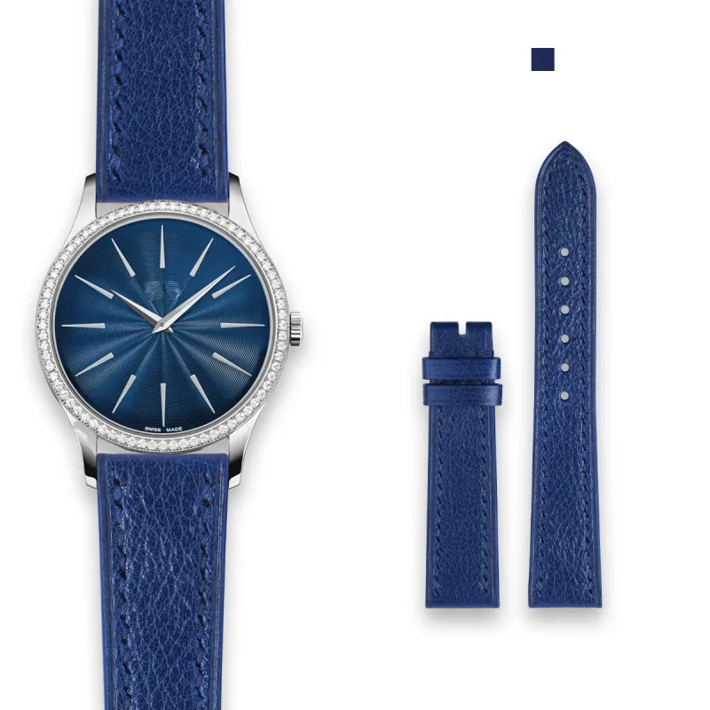 VAGENARI Watch Bands Cow Leather Strap Compatibility With Omega Classical Style Collection 4897G Unisex-2