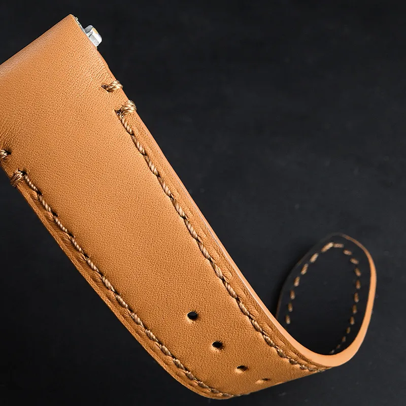 VAGENARI Watch Bands Cartier Compatibility 200mm Cowhide Leather Material-7
