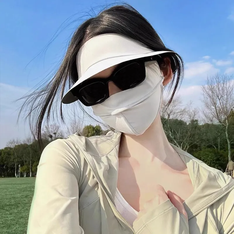 EQUIPMENTELEGANT Polyester Sun Protection Masks Women's-3