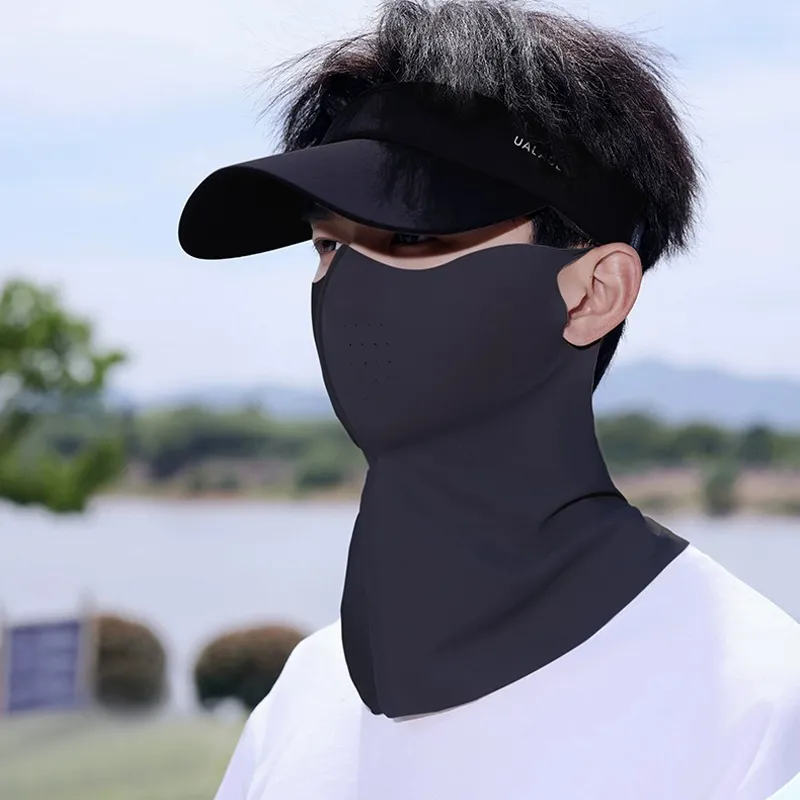 EQUIPMENTELEGANT Polyamide Sun Protection Masks Unisex Black/Dark Gray/Light Gray-1