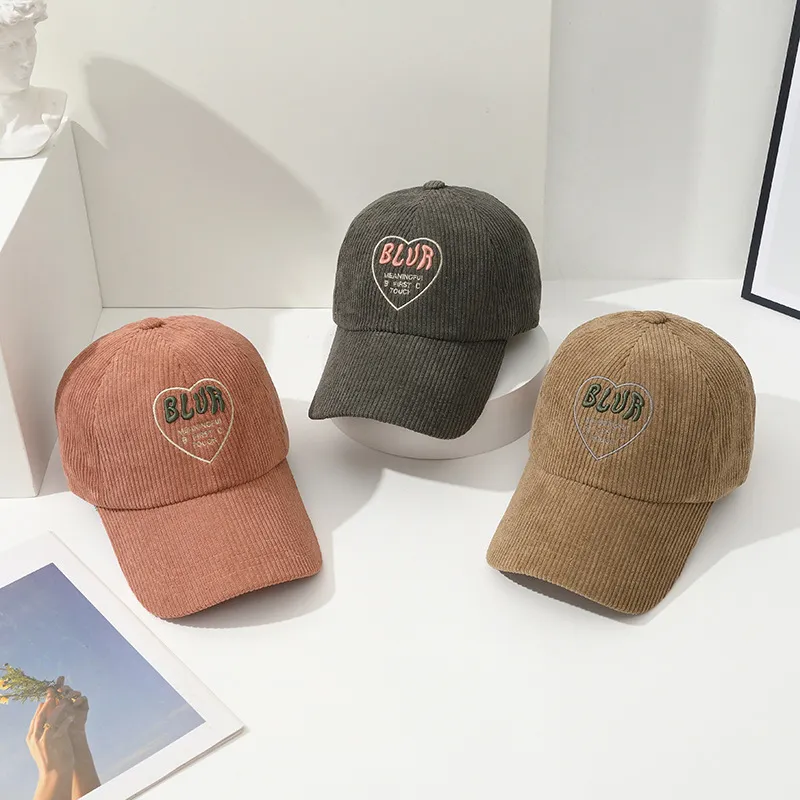 EQUIPMENTELEGANT Corduroy Baseball Caps Unisex-7