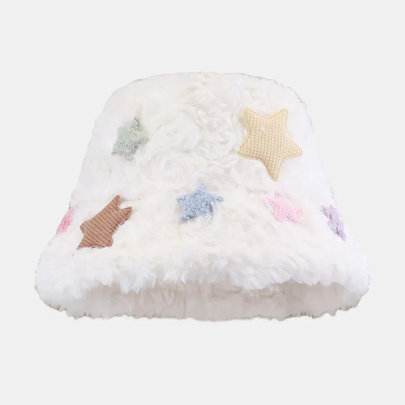 EQUIPMENTELEGANT Faux Cashmere Bucket Hats Women's-5