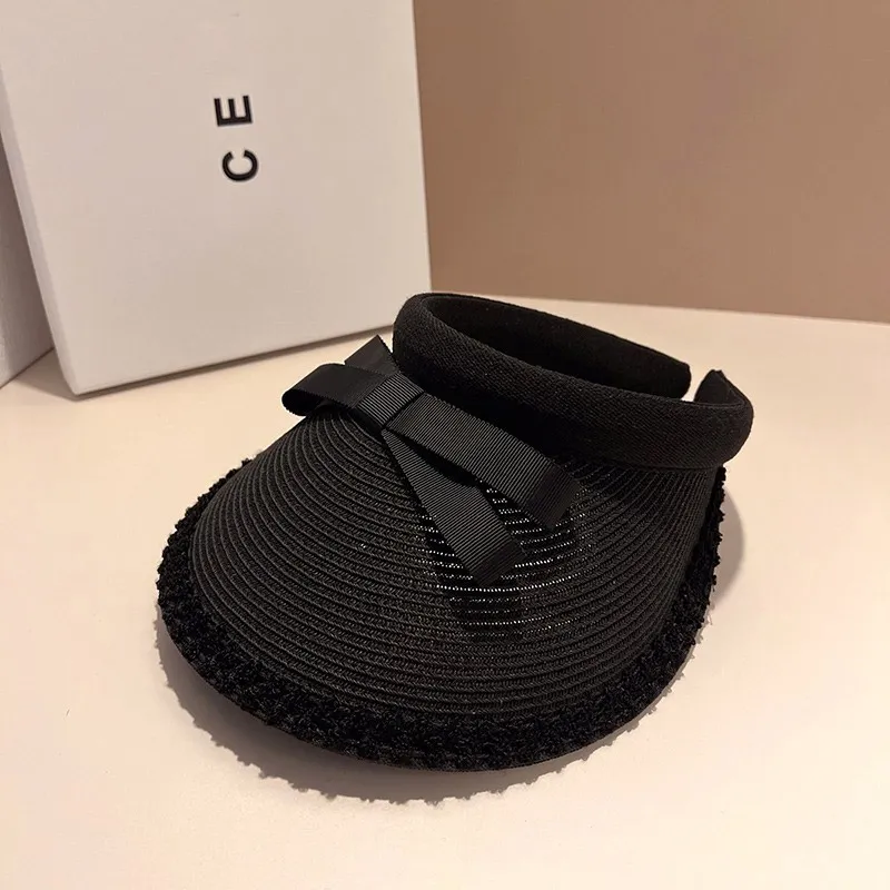 EQUIPMENTELEGANT Straw Hat Made Of Woven Straw Sun Hat Sun Protection Hat Women's-7
