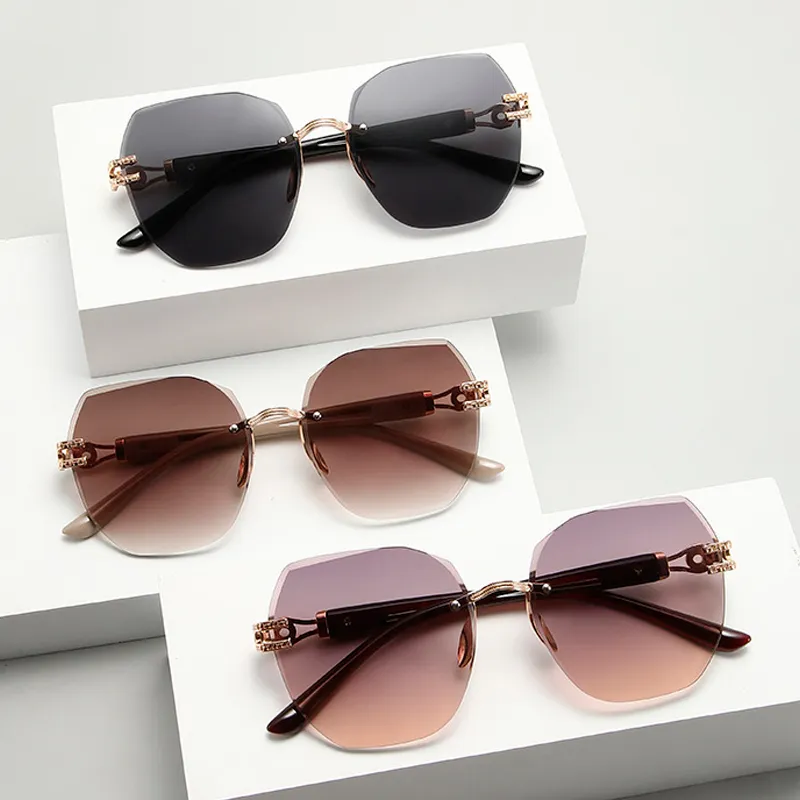 EQUIPMENTELEGANT Irregular Shape Sunglasses Unisex-5