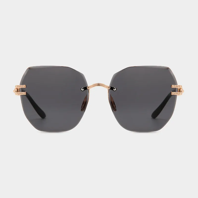 EQUIPMENTELEGANT Irregular Shape Sunglasses Unisex-2