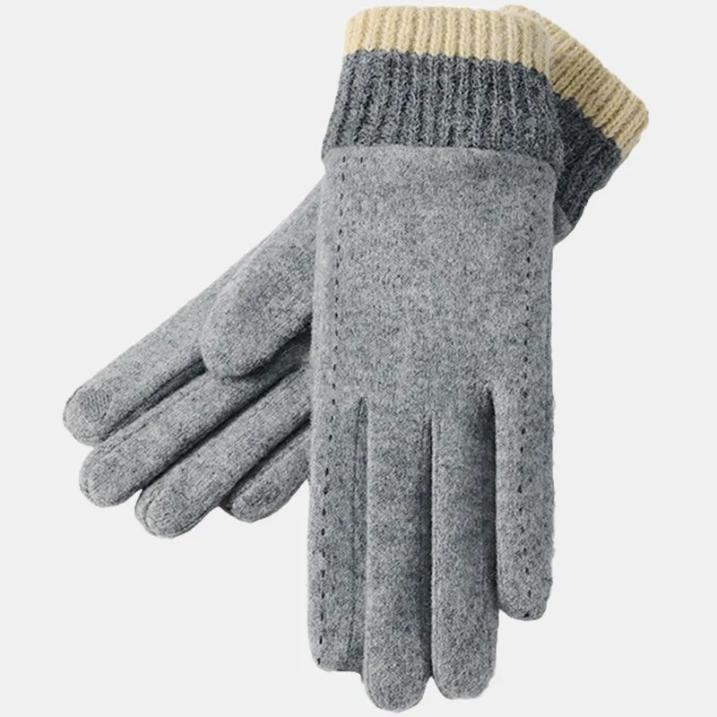 EQUIPMENTELEGANT Wool Knit Gloves Women's-6