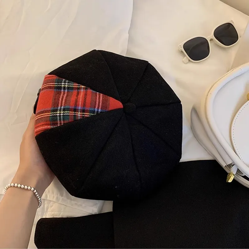 EQUIPMENTELEGANT Cotton Polyester Berets Women's-1