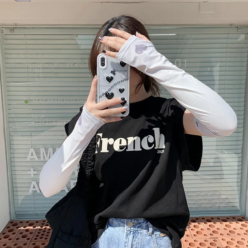 EQUIPMENTELEGANT Polyester Sun Protection Sleeves Women's-11