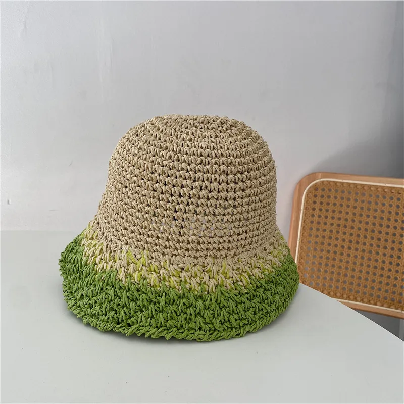 EQUIPMENTELEGANT Paper Straw Bucket Hats Unisex-1