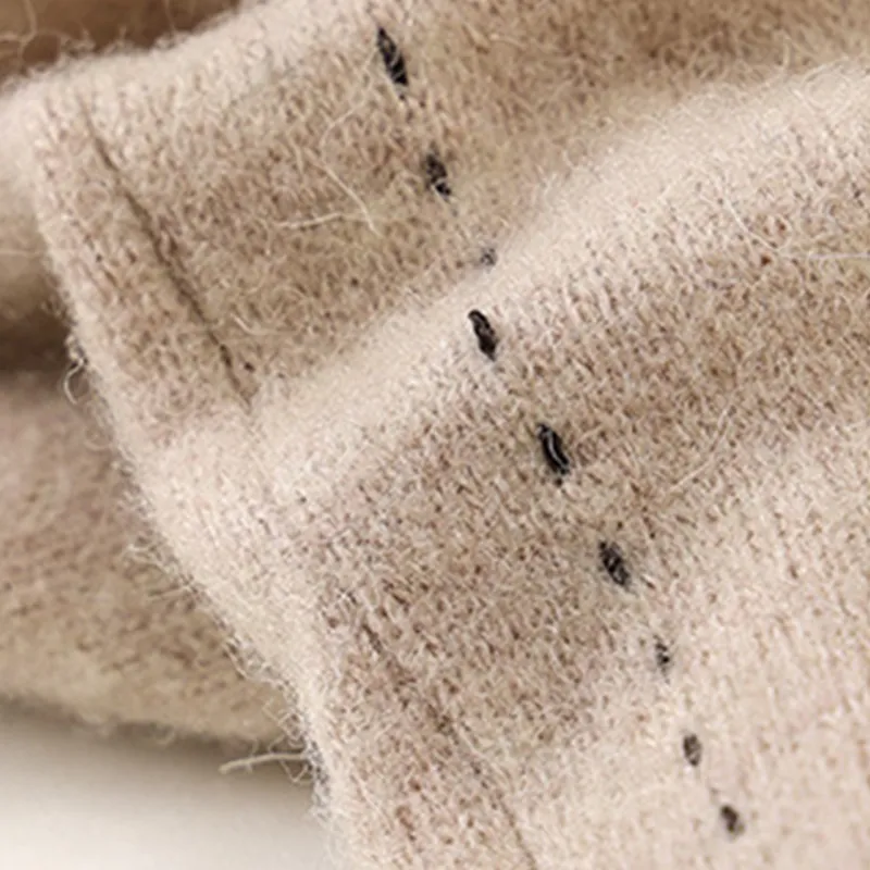 EQUIPMENTELEGANT Wool Knit Gloves Women's-3
