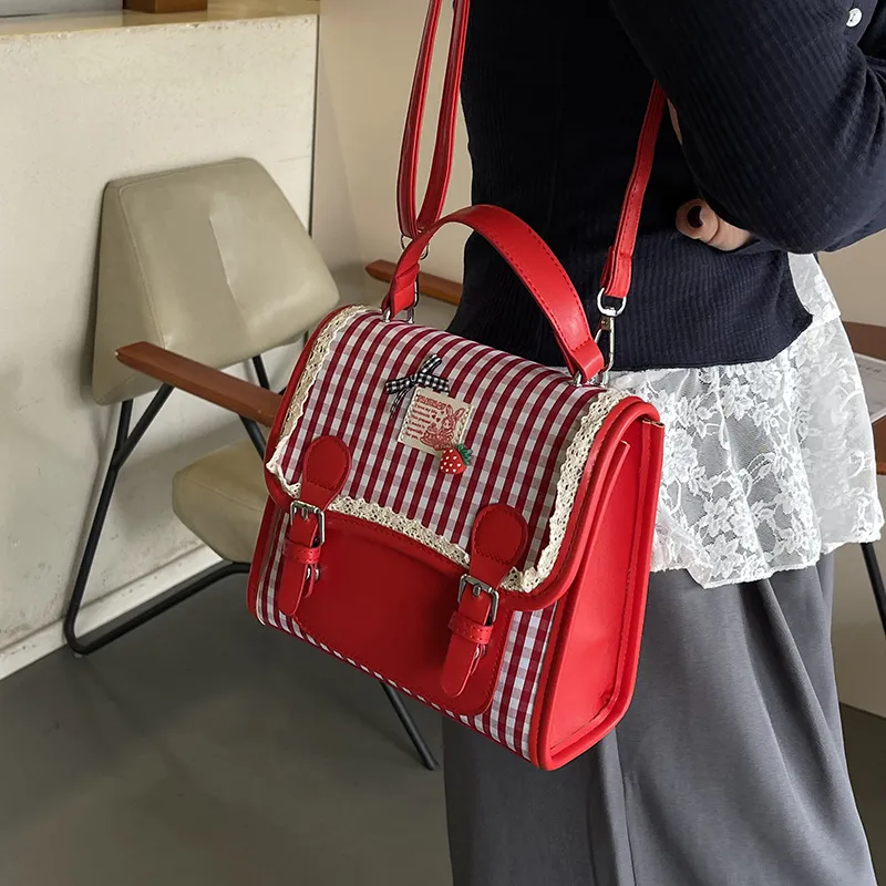 Bueno PU Backpack Regular Women's Black/Pink/Blue/Red-13