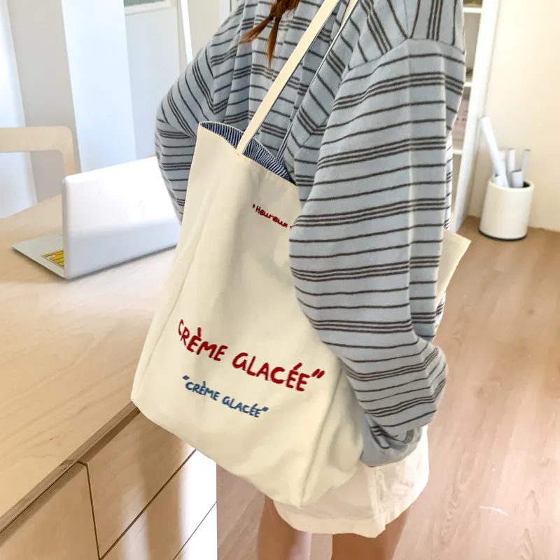 Bueno Canvas Bag, Shoulder Bag, Handbag Women's Red/Blue-9