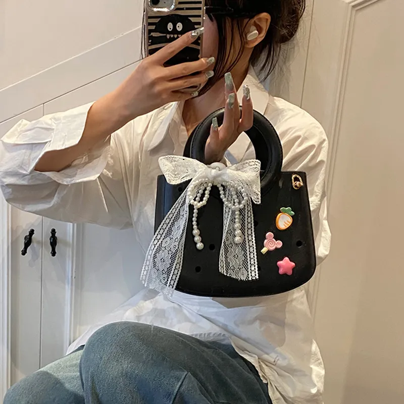 Bueno Acrylic Holey Bag, Crossbody Bag, One Shoulder Bag, Handbag Women's Multicolor-9